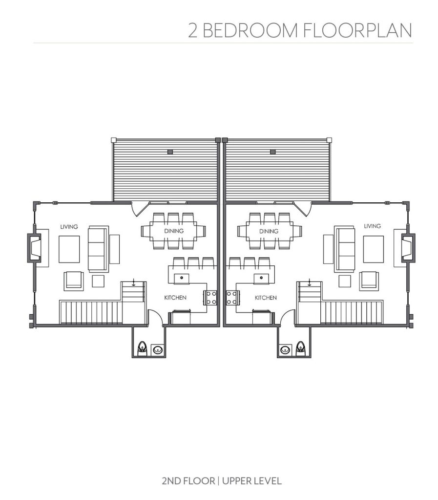 2 bedroom floorplan lower level